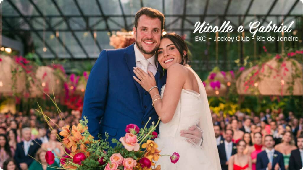 Casamento de Nicolle e Gabriel no EXC, Rio de Janeiro