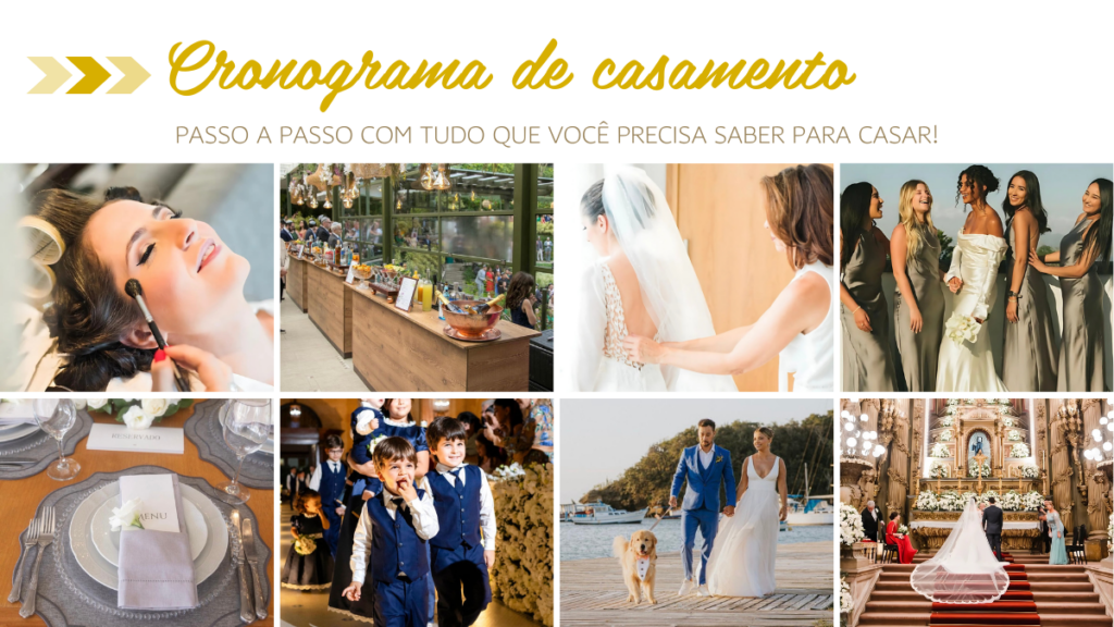 Cronograma de casamento: passo a passo em 7 etapas